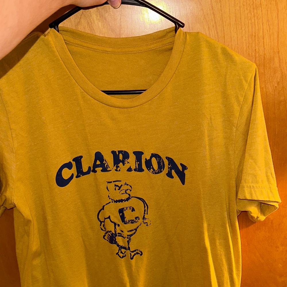 Clarion Graphic T-Shirt in Mustard Yellow